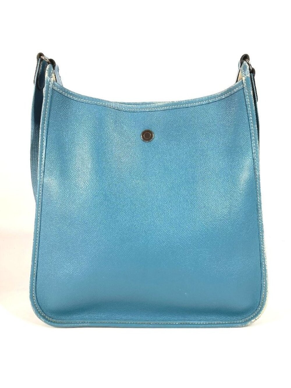 Hermes Shoulder Bag Vespa PM Leather Blue Jean - Picture 2 of 9